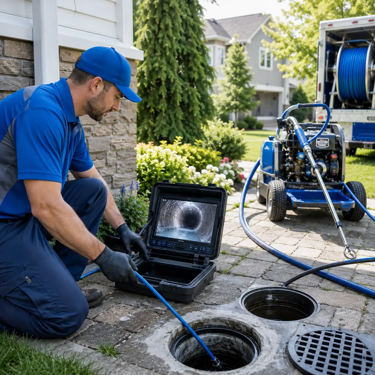 Outdoor drain cleaning professionals serving Nunda, NY